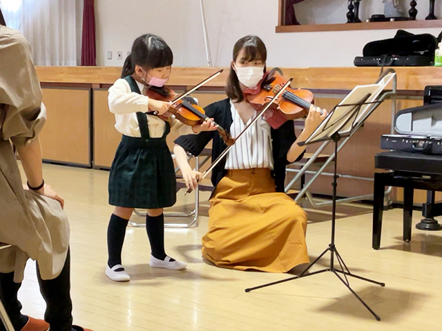 月曜日　ヴァイオリンの個人レッスン