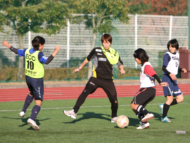 駒沢女子大学サッカー教室