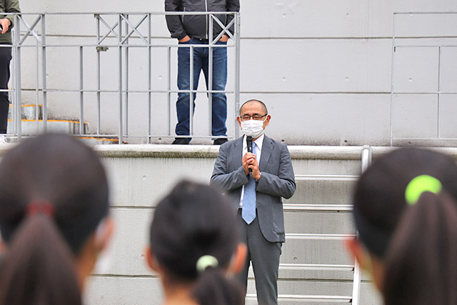 大学・短期大学 安藤嘉則学長より開会の挨拶