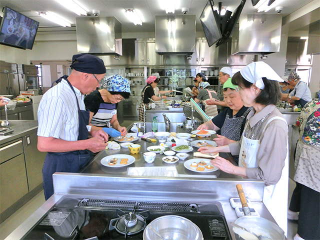 調理実習の様子