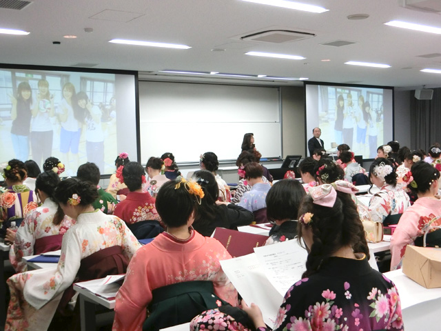 健康栄養学科の卒業行事