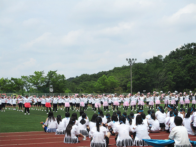 応援団合戦　みんなの気持ちがそろったパフォーマンス