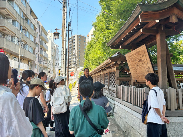 湯島天神にて