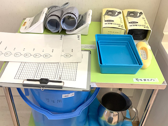 学生用に準備していただいている物品